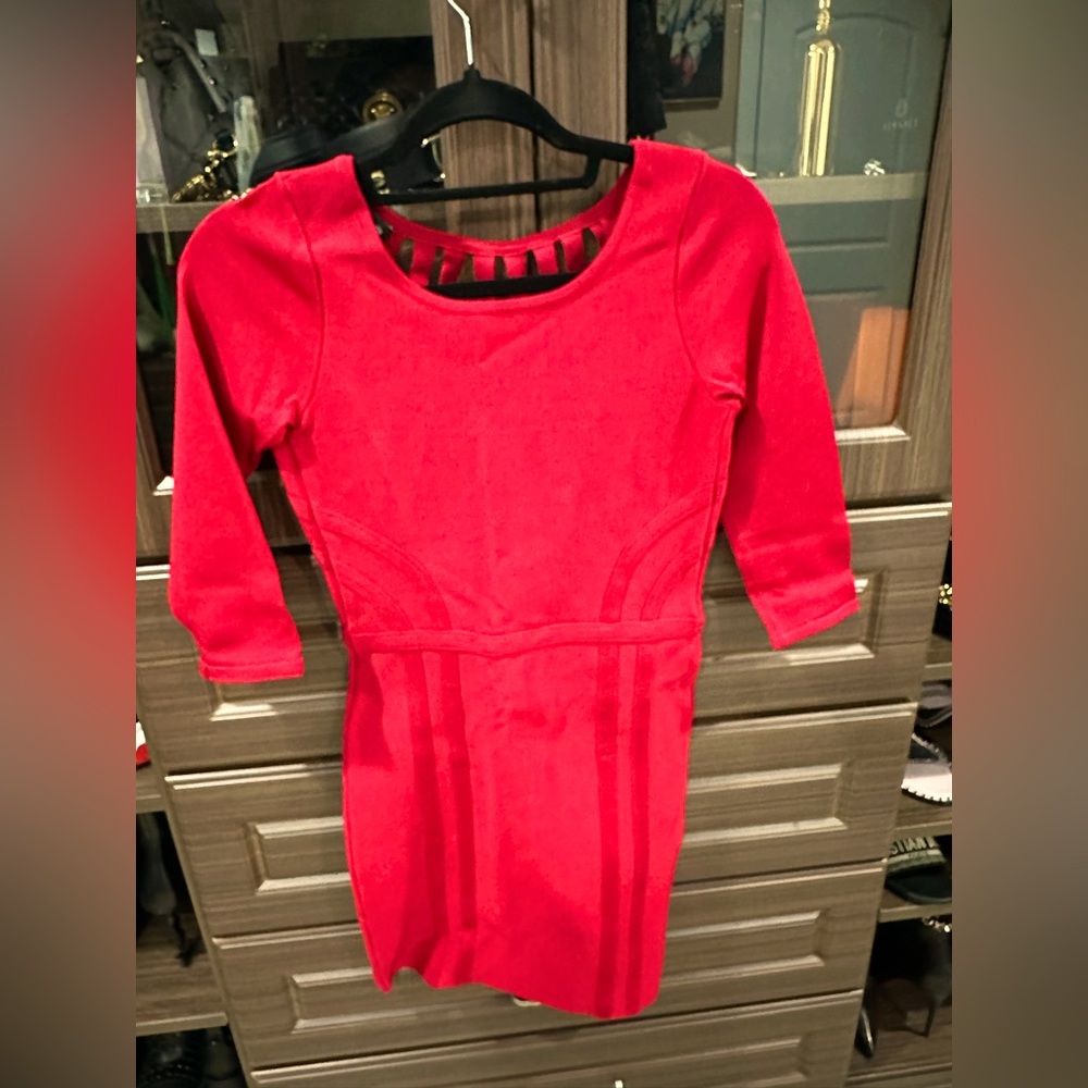 Bebe red dress